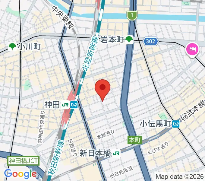 神田ISOLDEの地図