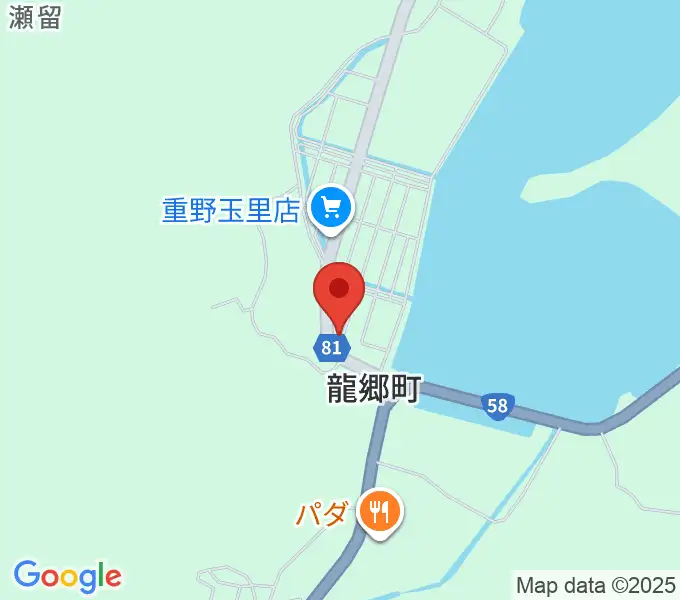 エフエムたつごうの地図