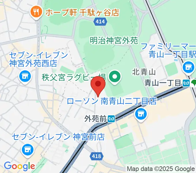 HEAVEN青山の地図