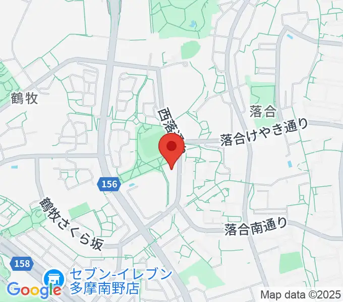 パルナソス多摩 シューベルトホールの地図