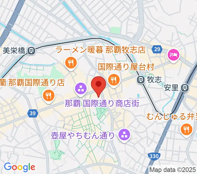 てんぶす那覇の地図