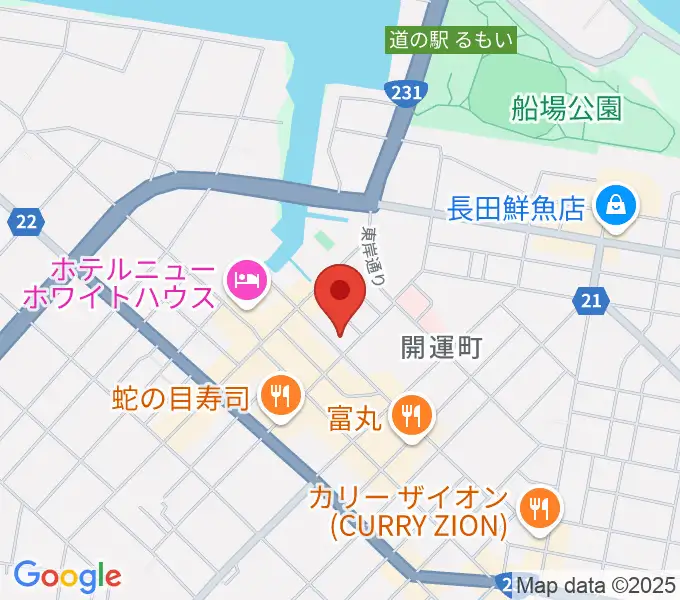 さしかわ楽器 留萌店の地図