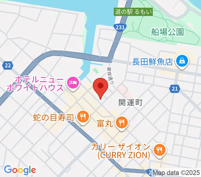 さしかわ楽器 留萌店の地図