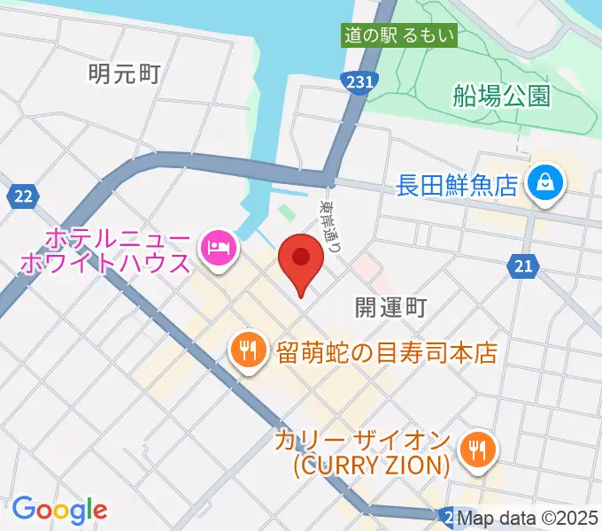 さしかわ楽器 留萌店の地図