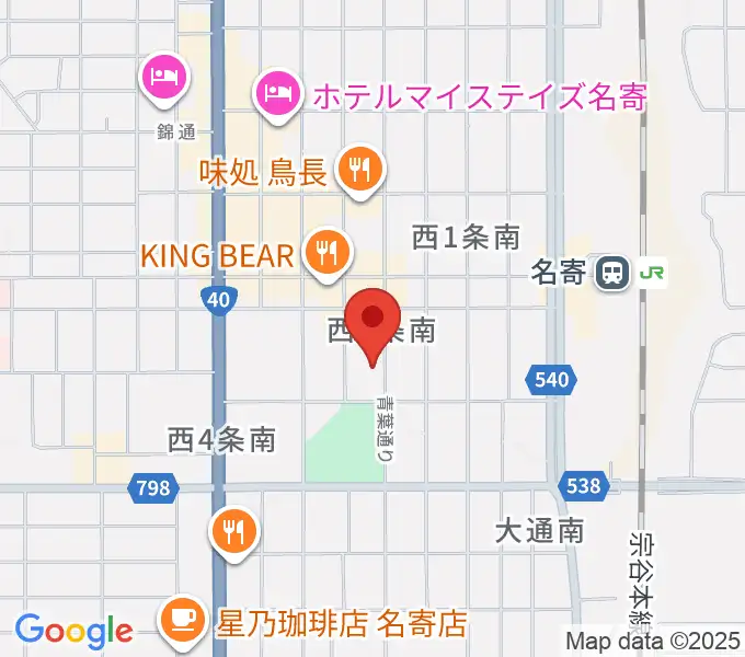 さしかわ楽器 名寄店の地図