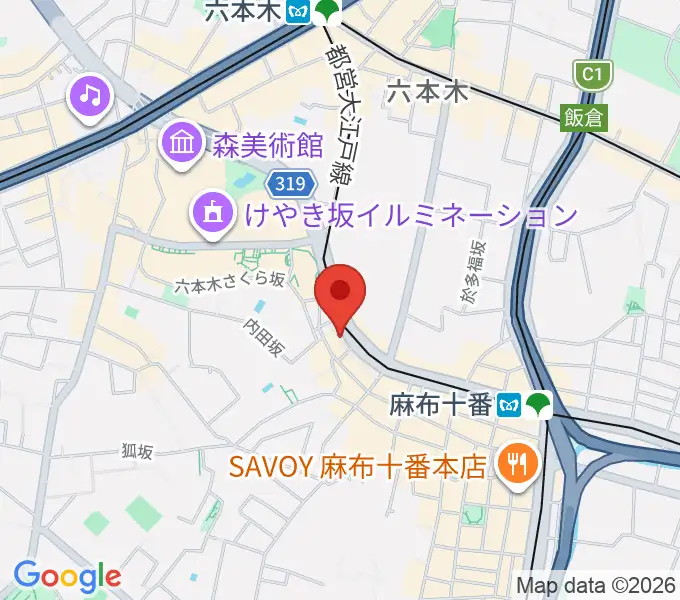 Heard Studioの地図