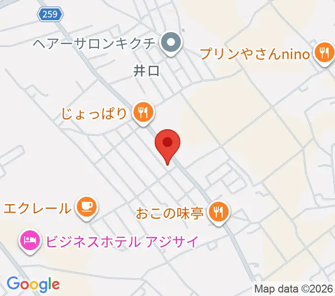 せきもと音楽教室の地図