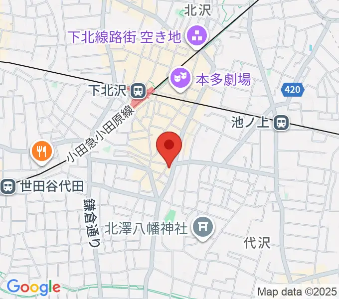 下北沢SEED SHIPの地図