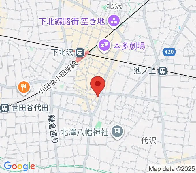 下北沢SEED SHIPの地図