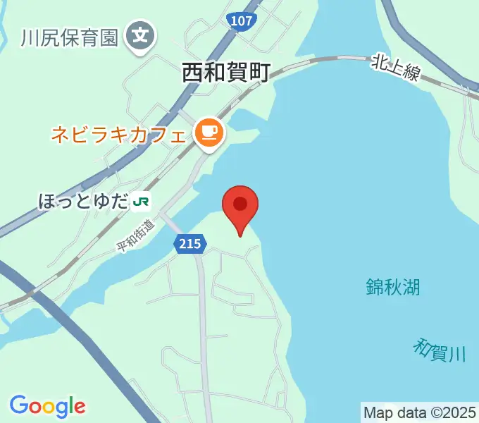 西和賀町文化創造館 銀河ホールの地図