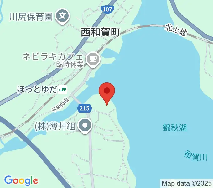 西和賀町文化創造館 銀河ホールの地図