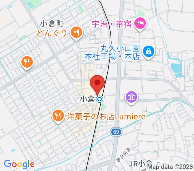 ソウルクリエイトミュージックの地図