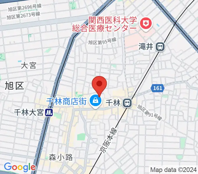 千林くらしエール館 フェニックスホールの地図