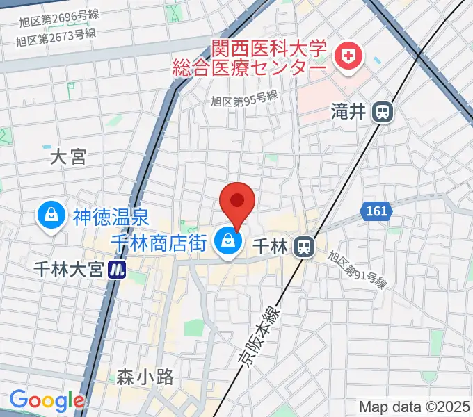 千林くらしエール館 フェニックスホールの地図