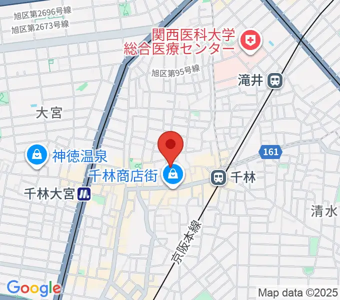 千林くらしエール館 フェニックスホールの地図