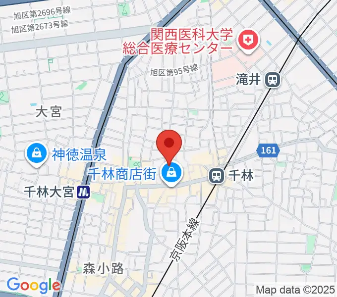 千林くらしエール館 フェニックスホールの地図