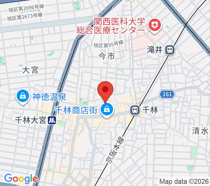 千林くらしエール館 フェニックスホールの地図
