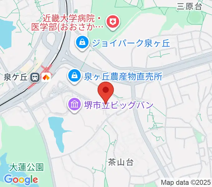 ワタナベ楽器店パンジョミュージックセンターの地図
