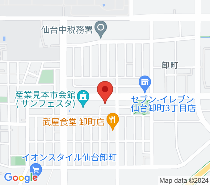 能-BOX（せんだい演劇工房10-BOX別館）の場所