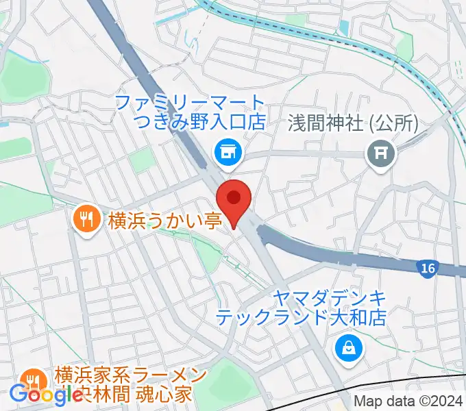 KIZUKI ドラム教室の地図