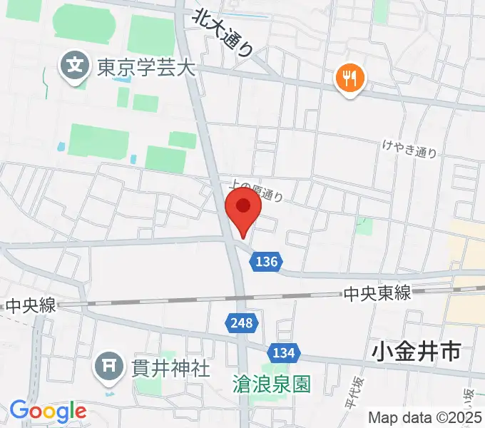 きたまちセンターの地図