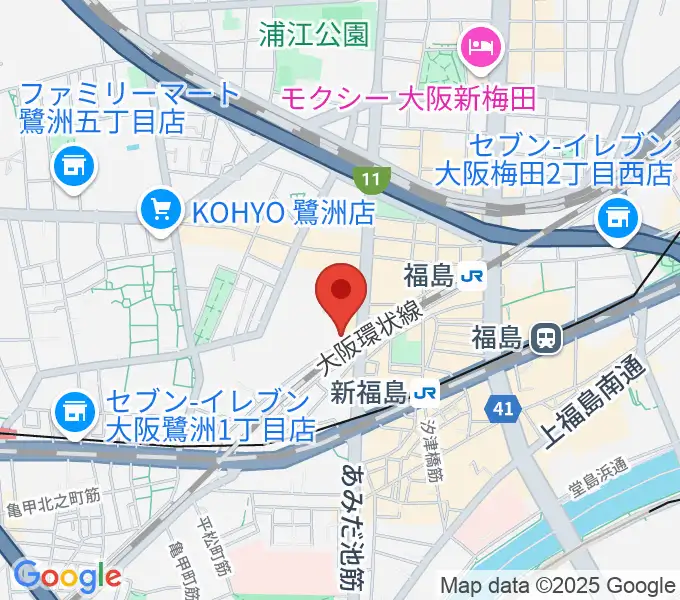 THIRD STONE福島店の地図