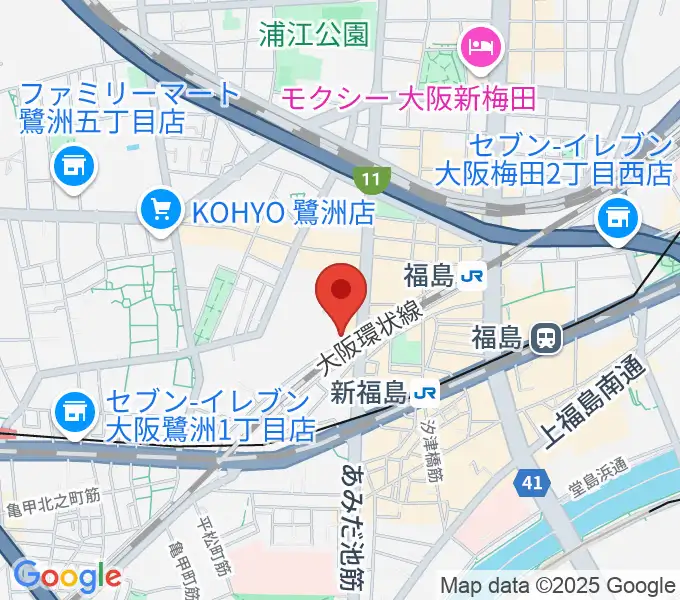 THIRD STONE福島店の地図