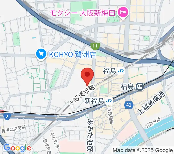 THIRD STONE福島店の地図