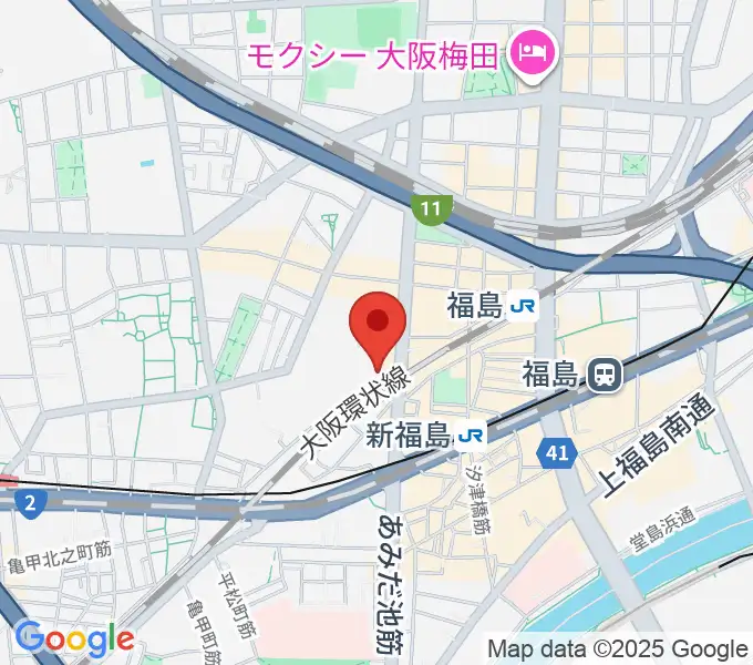 THIRD STONE福島店の地図
