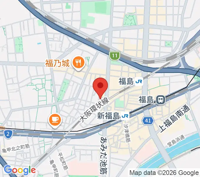 THIRD STONE福島店の地図