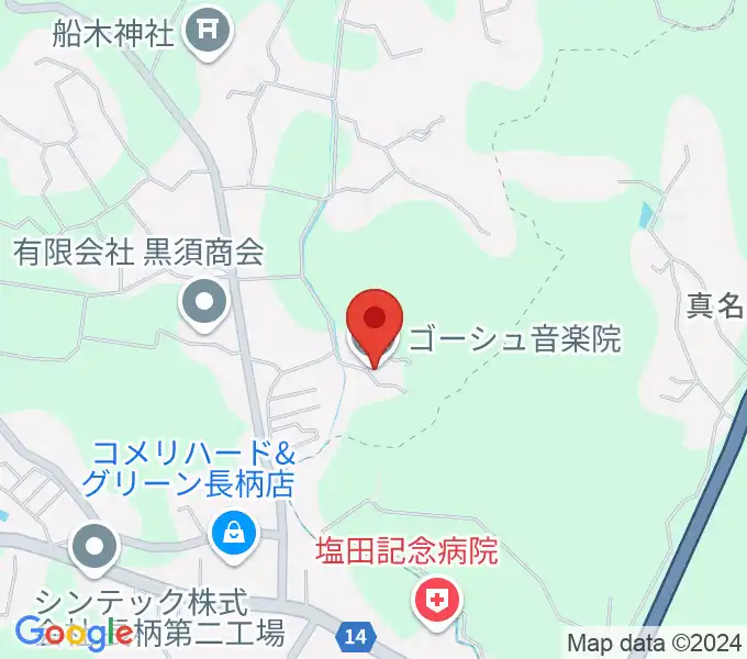 ゴーシュ音楽院の地図