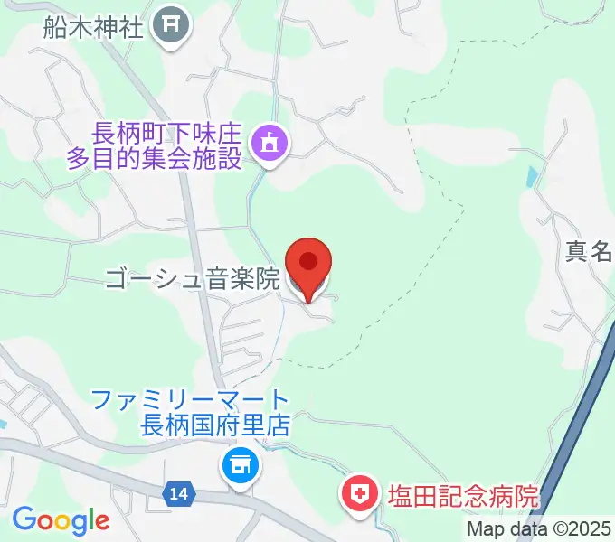 ゴーシュ音楽院の地図
