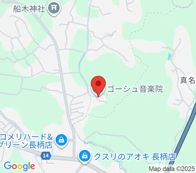 ゴーシュ音楽院の地図