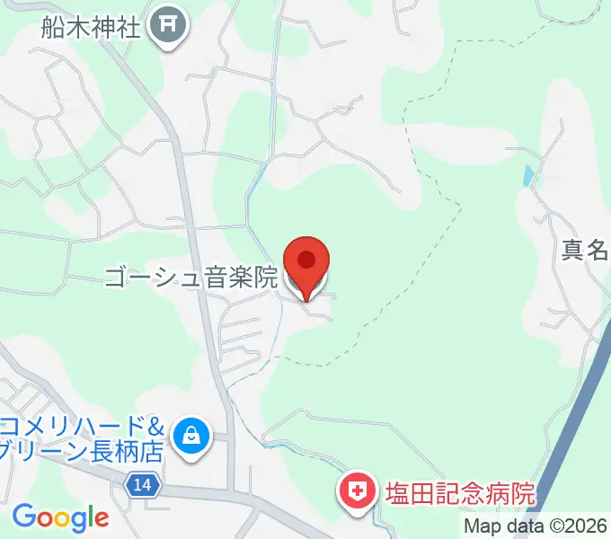 ゴーシュ音楽院の地図