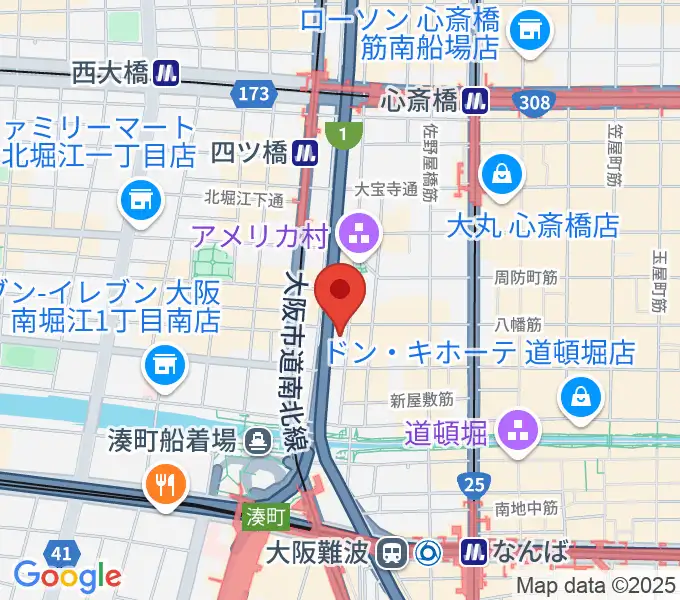 ゴースト大阪の地図