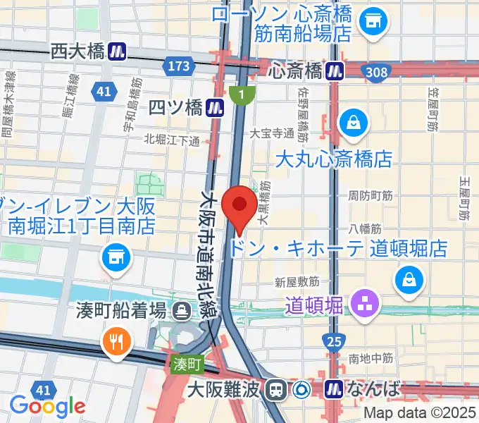 ゴースト大阪の地図
