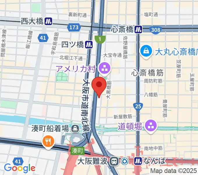 ゴースト大阪の地図