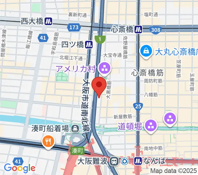 ゴースト大阪の地図