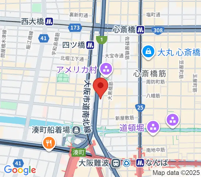 ゴースト大阪の地図
