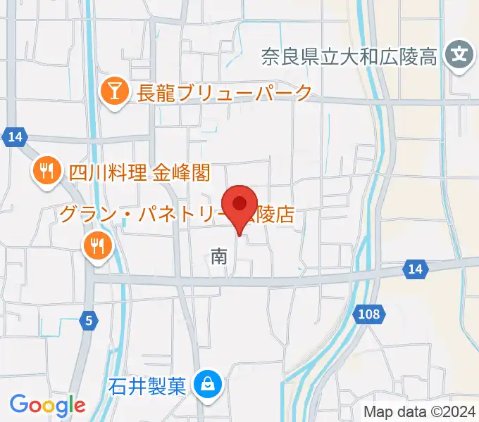 ニュービートドラムスクールの地図