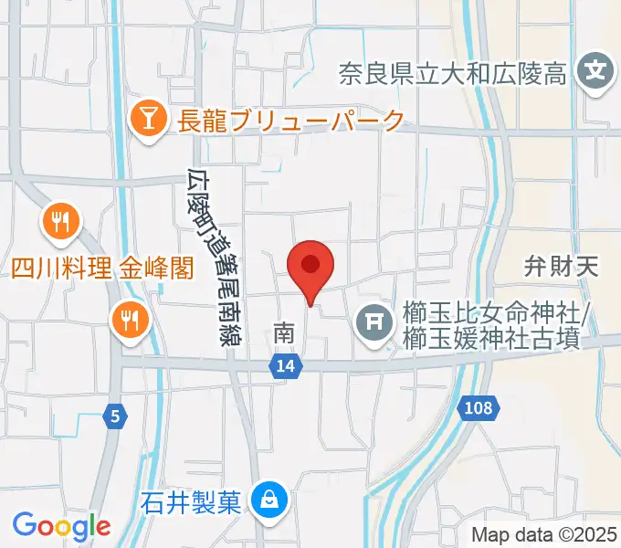 ニュービートドラムスクールの地図