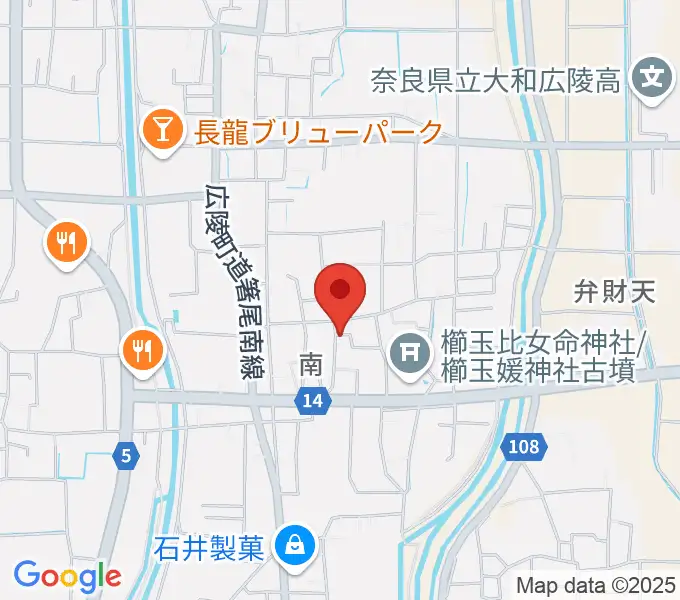 ニュービートドラムスクールの地図
