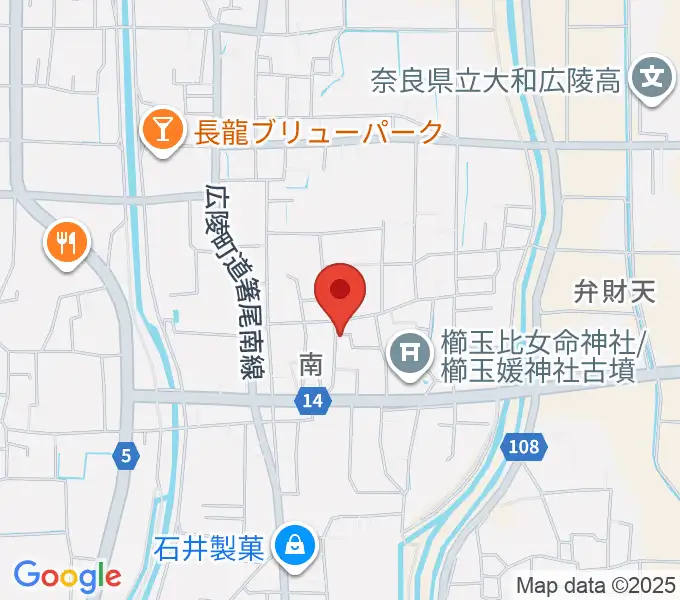 ニュービートドラムスクールの地図