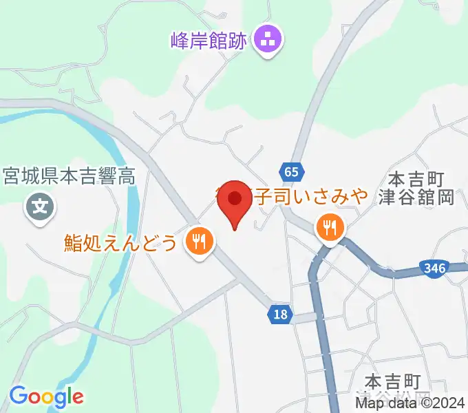 気仙沼市はまなすの館 はまなすホールの地図