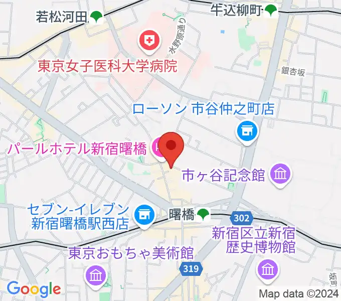 曙橋コタンの地図