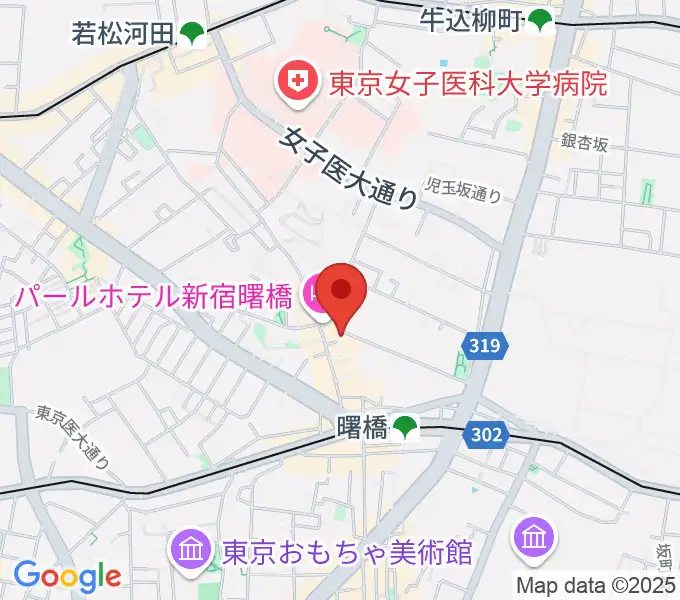 曙橋コタンの地図