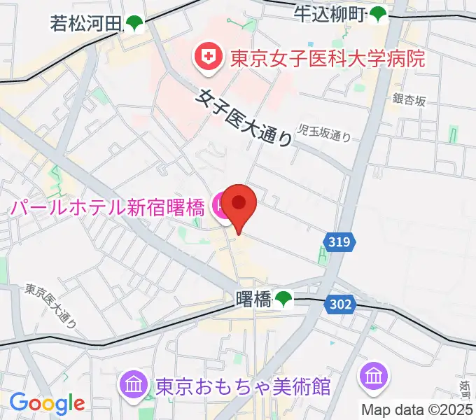 曙橋コタンの地図