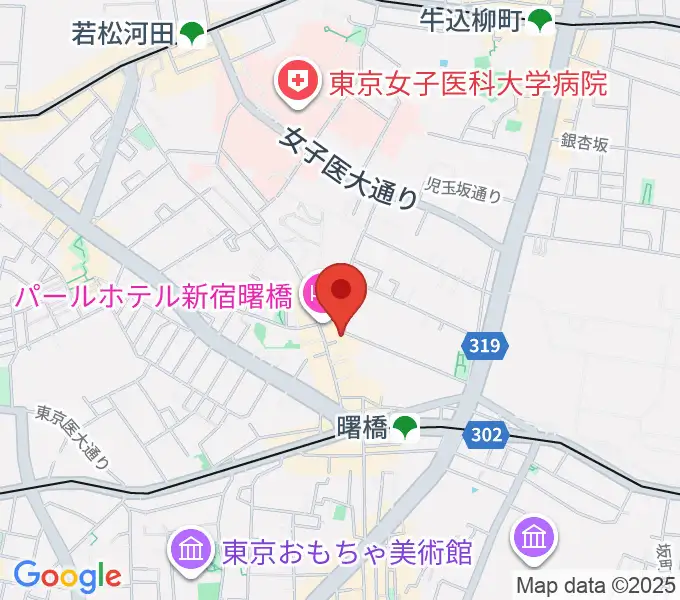 曙橋コタンの地図