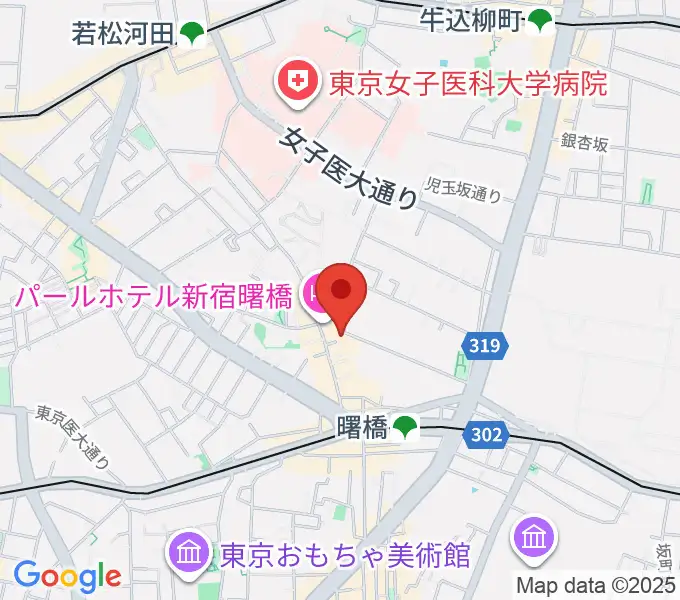 曙橋コタンの地図