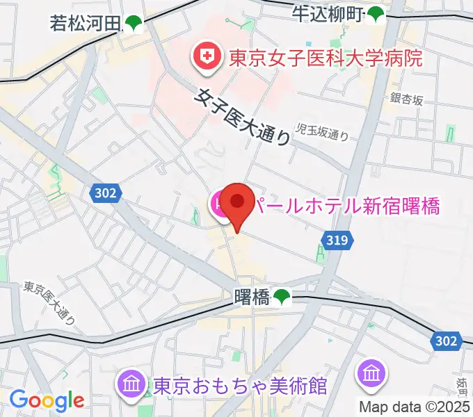 曙橋コタンの地図